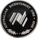 1988 Bicentennial Explorers Pioneers Silver Medallion