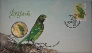 2013 Australian Songbirds The Green Catbird $1 PNC