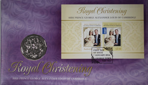 2014 Royal Christening Prince George 50c PNC