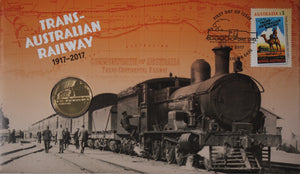 2017 Trans-Australian Railway Centenary $1 PNC