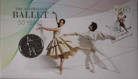 2012 50 Years of Ballet 50c PNC