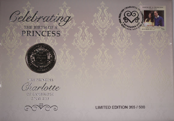 2015 Royal Birth Princess Charlotte 5 Pound PNC