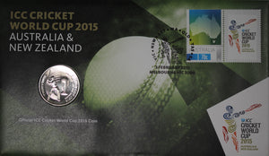 2015 ICC Cricket World Cup Australia and New Zealand 20c PNC