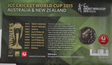 2015 ICC Cricket World Cup Australia and New Zealand 20c PNC