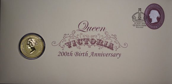 2019 Queen Victoria 200th Birth Anniversary $1 PNC