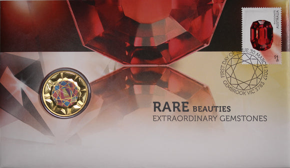 2017 Rare Beauties Extraordinary Gemstones $1 PNC