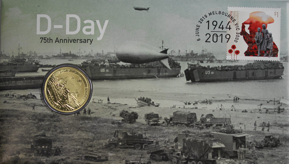 2019 D-Day 75th Anniversary $1 PNC
