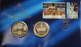 2013 QEII Diamond Jubilee Coronation Medallion Cover