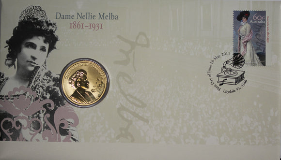 2011 Dame Nellie Melba $1 PNC