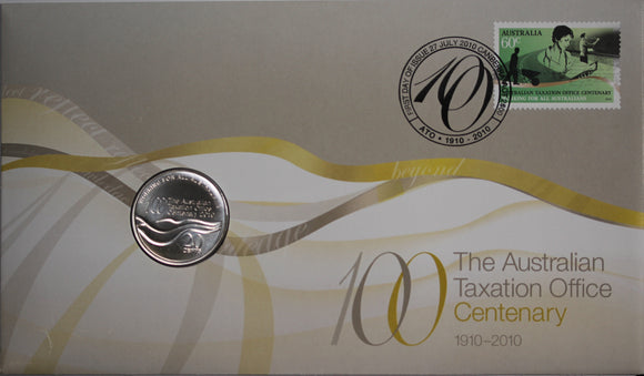 2010 Centenary of Australian Taxation Office 20c PNC