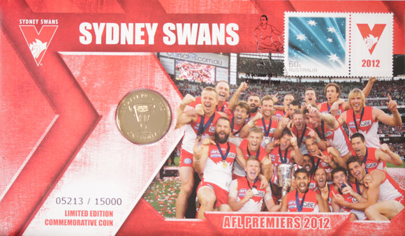 2012 AFL Premiers Sydney Swans $1 PNC