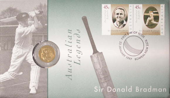 1997 Sir Donald Bradman $5 PNC