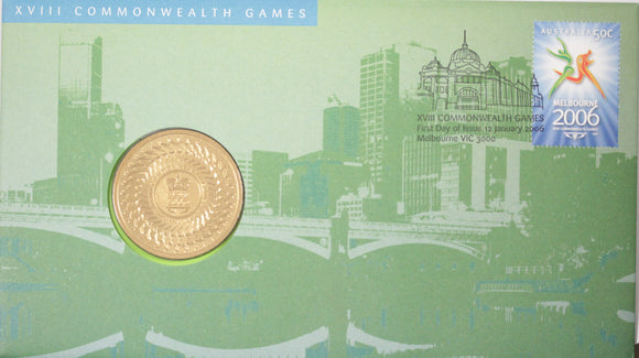 2006 XVIII Melbourne Commonwealth Games $5 PNC