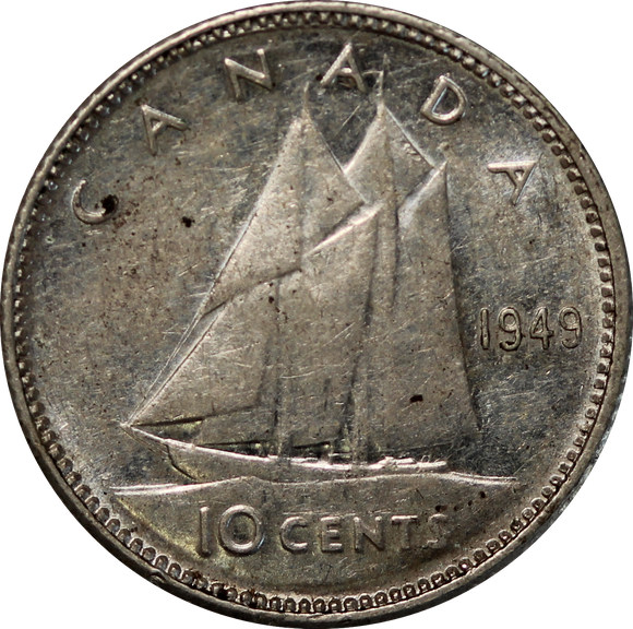 Canada 1949 10 Cent EF
