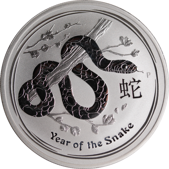2013 Year of the Snake 1oz Silver Coin