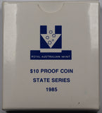 1985 State Series Victoria Silver Proof $10 Coin