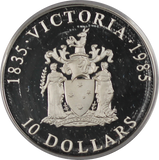 1985 State Series Victoria Silver Proof $10 Coin