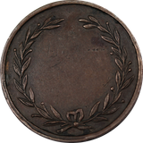 1880 Melbourne International Exhibition Copper Medal aVF