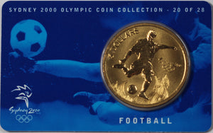 2000 Sydney Olympics Football $5 Coin