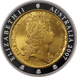 2007 $1 Selectively Gold Plated Silver Subscription Coin - 1732 One Johanna