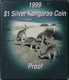 1999 Australian Kangaroo 1oz Silver Proof Coin