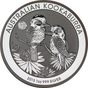 2013 Kookaburra f15 Privymark 1oz Silver Coin