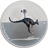 2013 Kangaroo f15 Privymark 1oz Silver Coin