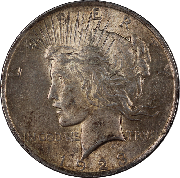 USA 1923 Peace Dollar VF