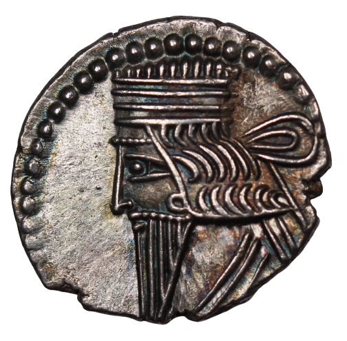 Parthia, Vologaeses III (c. AD 105-147) Silver Drachm EF