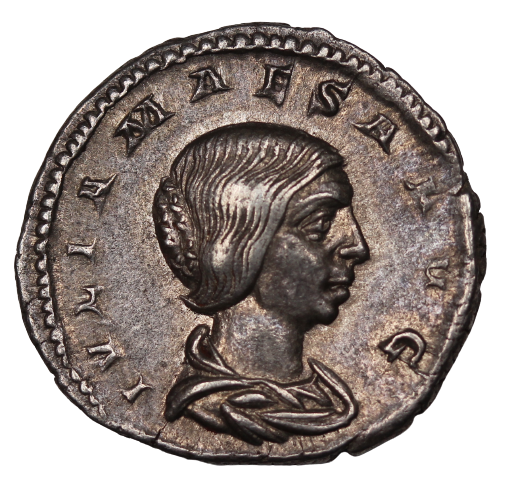 Rome Julia Maesa (AD 218-220) Silver Denarius aEF