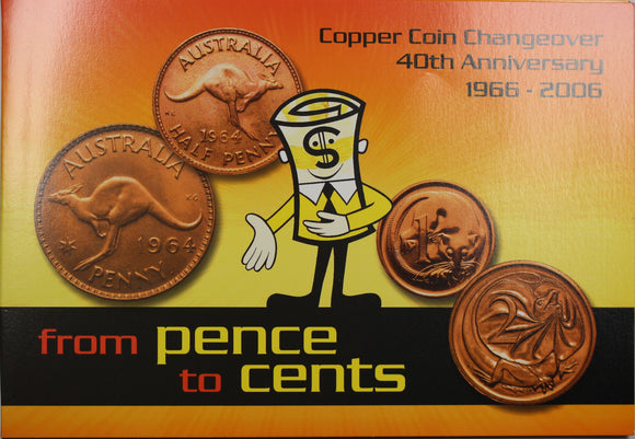 1964-1966 Pence to Cents Coin Pack