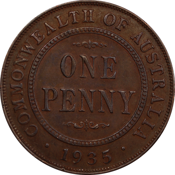 1935 Penny aVF