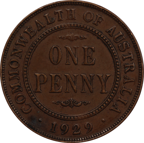 1929 Penny aVF