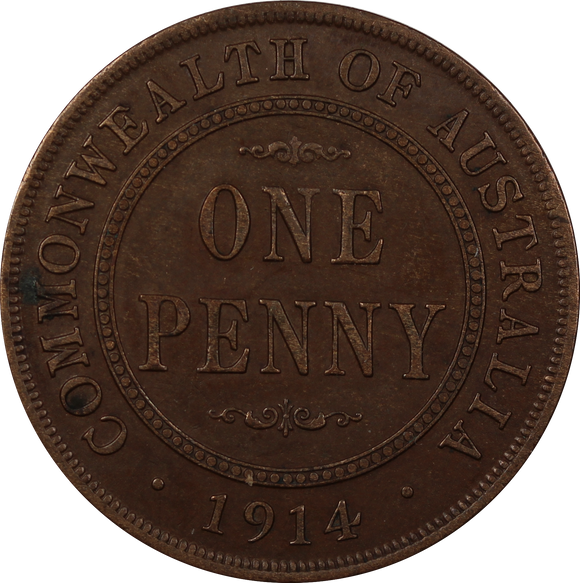 1914 Penny gVF