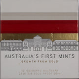 2016 1/10oz Gold Proof - Australias First Mints $10 Coin