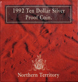 1992 State Series Northern Territory $10 Silver Proof Coin