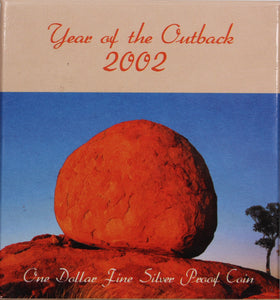 2002 Year of the Outback $1 Silver Proof Coin