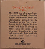 2002 Year of the Outback $1 Silver Proof Coin