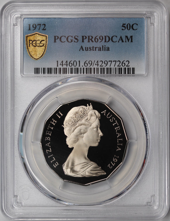 1972 50c Coin PR69DCAM