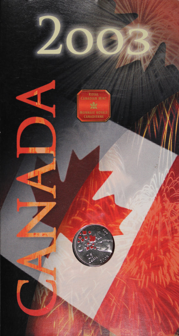 Canada 2003 Polar Bear 25 Cent Coin UNC