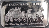 Stagecoach 1oz Silver Bar