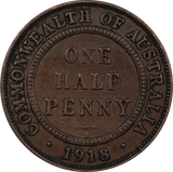 1918I Halfpenny Fine