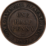 1912H Halfpenny Fine