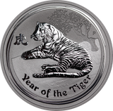 2010 Lunar Year of the Tiger 1/2oz Silver Coin