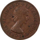 1964 Penny Clipped Planchet gEF