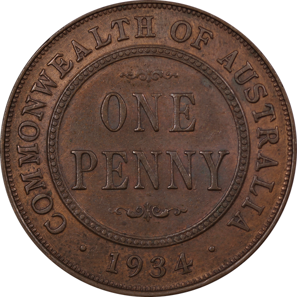 1934 Penny VF
