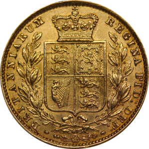 1866 GB Gold Sovereign EF