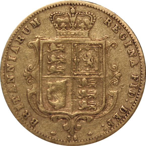 GB 1876 Half Sovereign Fine