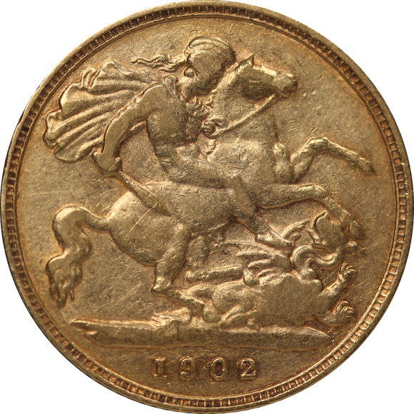 GB 1902 Half Sovereign Fine