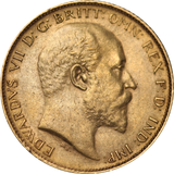 1908 Sydney Mint Half Sovereign aVF